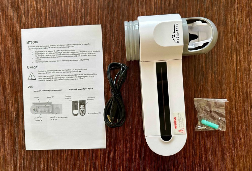 Sterylizator UV do szczoteczek MediaTech