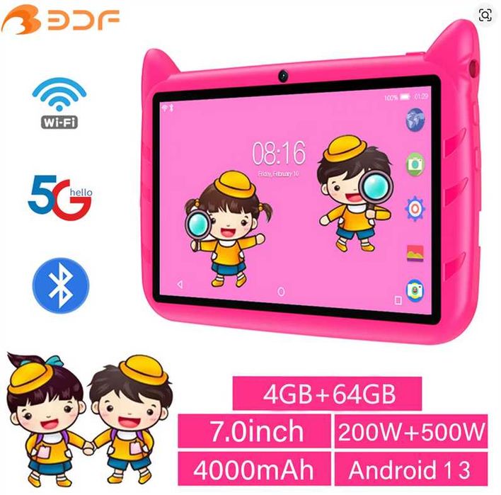Планшет дитячий, Android 12.0 Kids Tablet