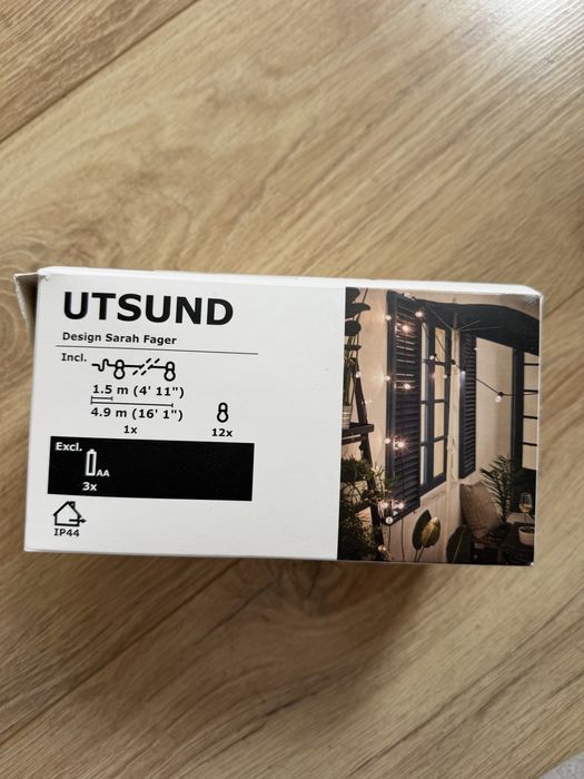 Lampki łańcuch świetlny Utsund ikea