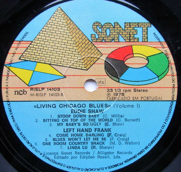 Living Chicago Blues - - - - - Vários  - - - - - Caixa com 3 X LP