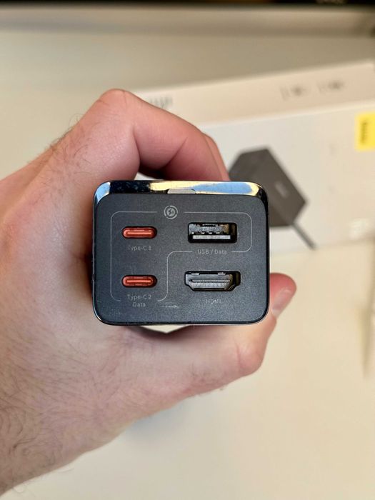 Zasilacz Baseus 67W, GaN 5, USB-C, USB-A, HDMI. Lublin