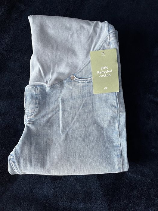 Jeansy ciążowe skinny H&M mama r. S nowe