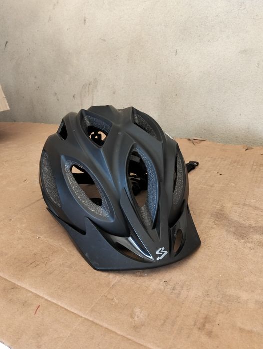 Capacete Spiuk Rhombus preto mate