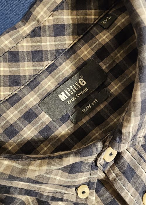 Koszula Mustang w kratę 2XL