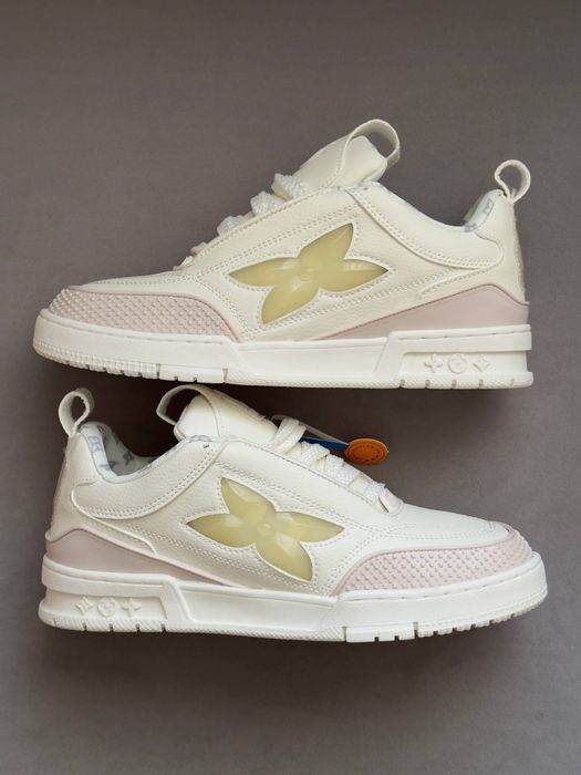 Новинка! Кросівки Louis Vuitton Skate Sneakers White Beige•Луї Віттон(білі) Скейт,louis vuitton
