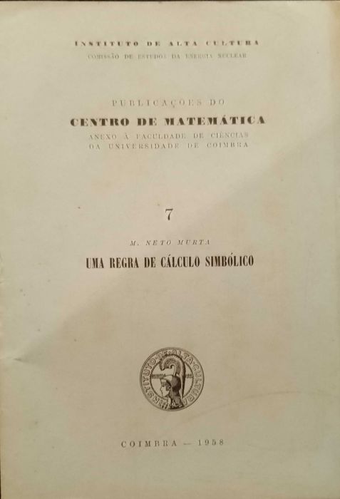 Uma regra de Cálculo simbólico - M. Neto Murta