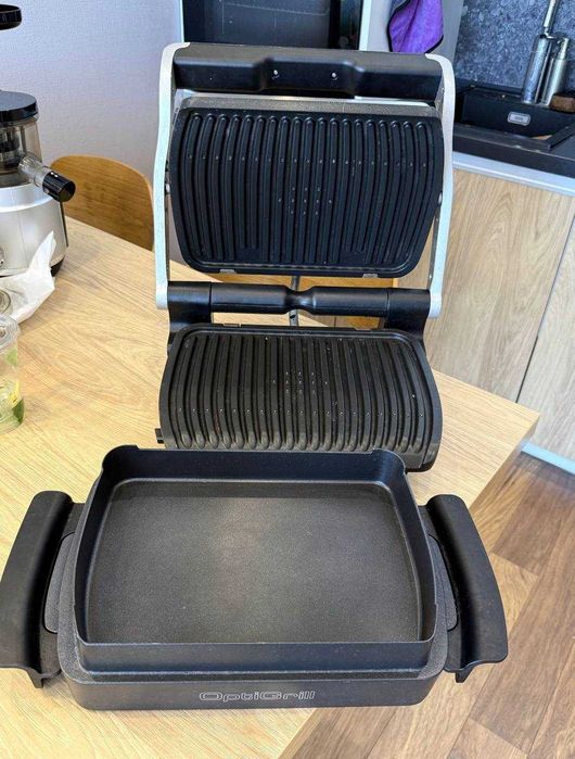 Гриль-барбекю електричний Tefal GC706D34 Optigrill+ Initial