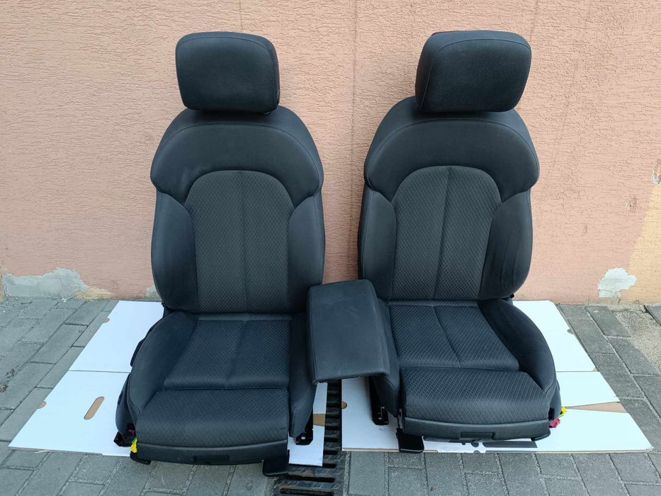Komplet foteli Audi A6 C7 wraz z boczkami- caly zestaw