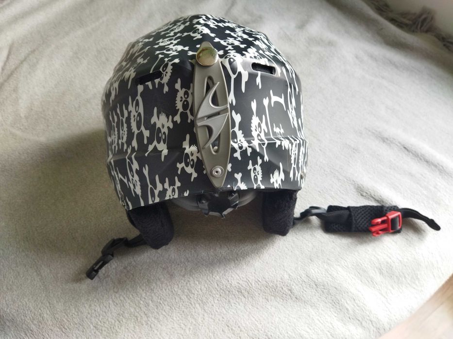 kask narciarski i gogle dziecięce