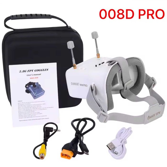 FPV окуляри - шолом із записом відео LS008D, 4,3ʼʼ, 5,8 ГГц, 800*480