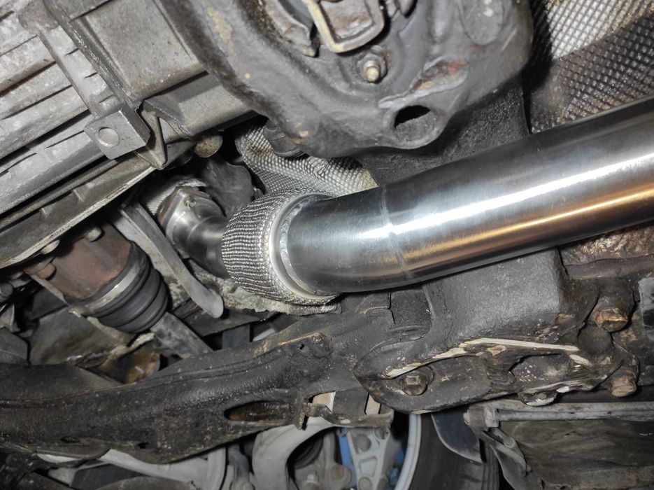 !!! NOWY !!! Układ wydechowy A4 B6/7 1.8t Quattro - NIERDZEWKA !!!