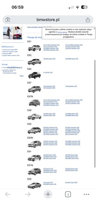 Wentylator klimatyzacji bmw e90 e91 e92 e87 e81 1.8 2.0 n46 n43 n45