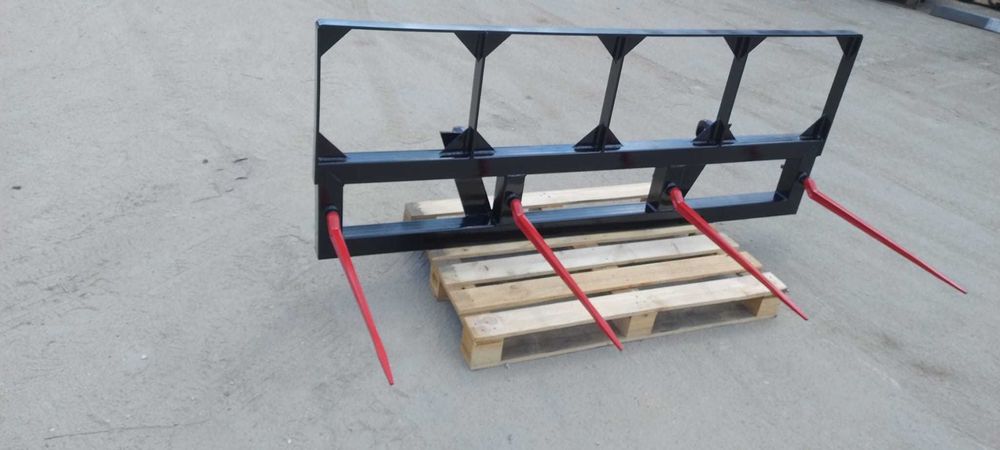 Ramka do balotów z nadstawką 80 cm transport 2 / 3 szt. bele udźwig 2t