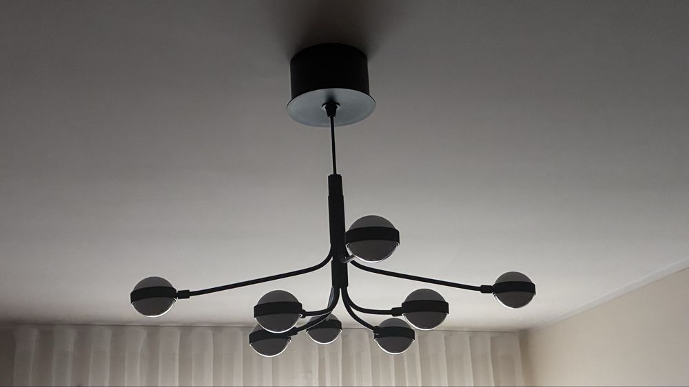 Candeeiro de Teto Moderno LED | 8 Pontos de Luz