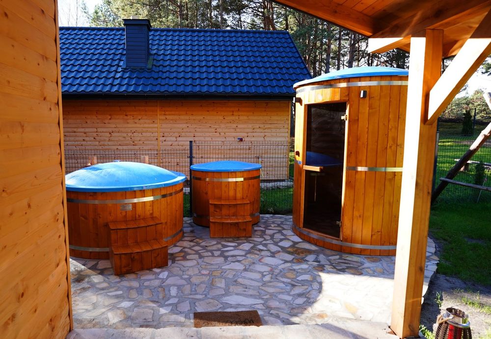 Domek letniskowy Pietryna Jacuzzi Sauna Balia Kajak Chańcza Do wynajęc