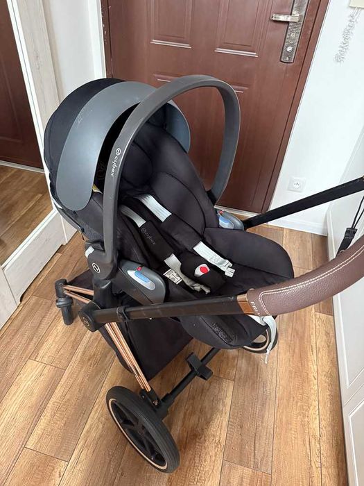 Zestaw Cybex: Wózek Cybex Prime 2w1, 2 foteliki samochodowe cybex
