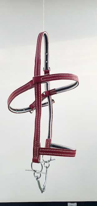 Для коня, корови недоуздок Червоний, новий, міцний, регульований