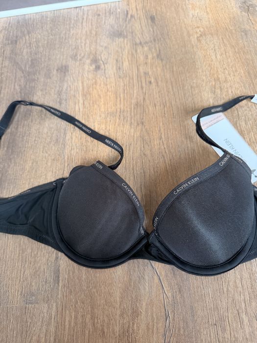 Calvin Klein biustonosz stanik lightly lined 32A 70A napis logowane C
