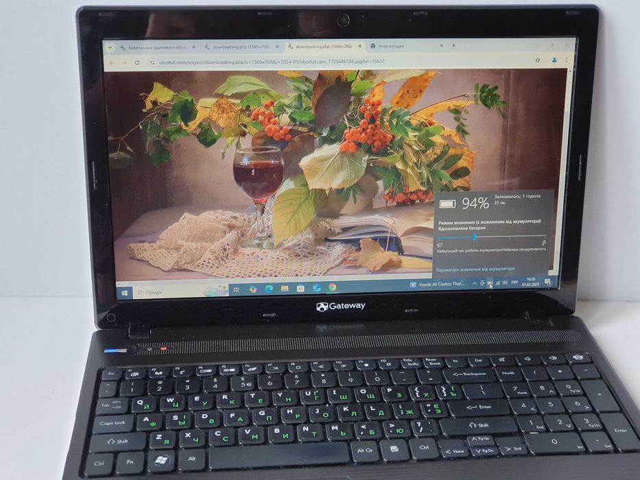 Ноутбук Gateway NV55C Packard Bell PEW91 Core i3 6GB 750GB 100хв+портфель