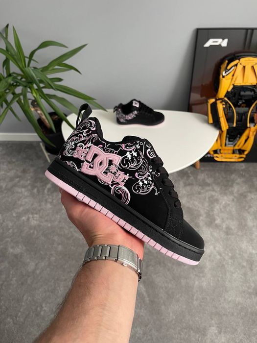 ТОП! DC Court Graffik Black Pink 36 37 38 39 40