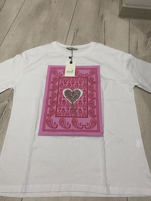 Tshert z cerkoniowym serduszkiem