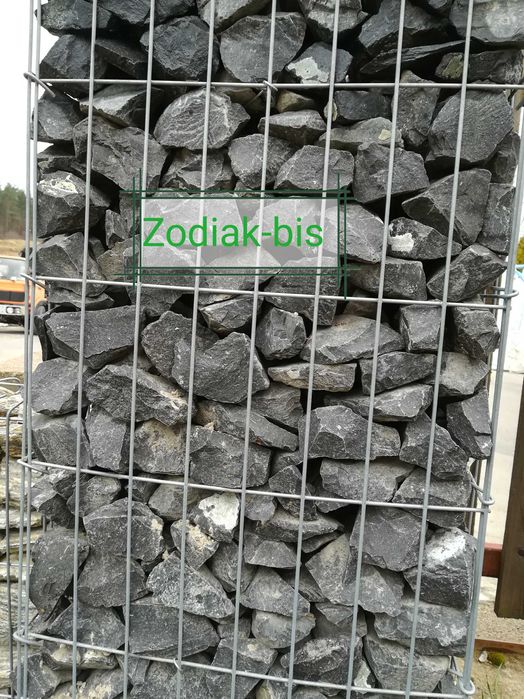 Kamień do gabionów bazalt czarny