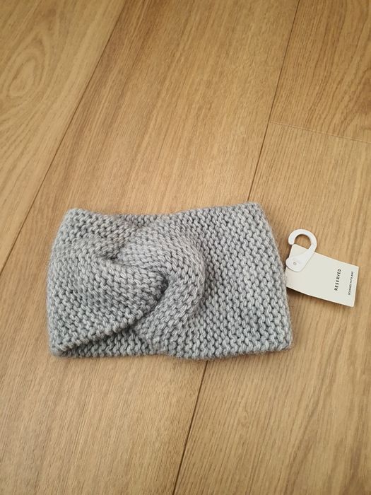 Opaska na głowę damska szara Reserved - nowa