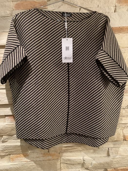 Cudny elegancki sweter sweter Minouu