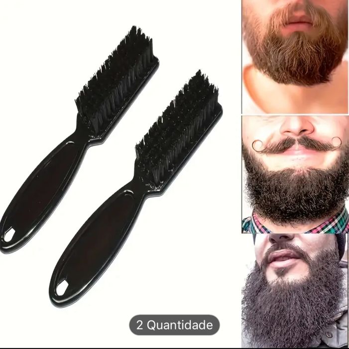 ESCOVA PARA BARBA PENTEAR E LIMPAR