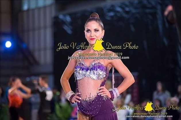 Vestido de dança de salão em ótimo estado