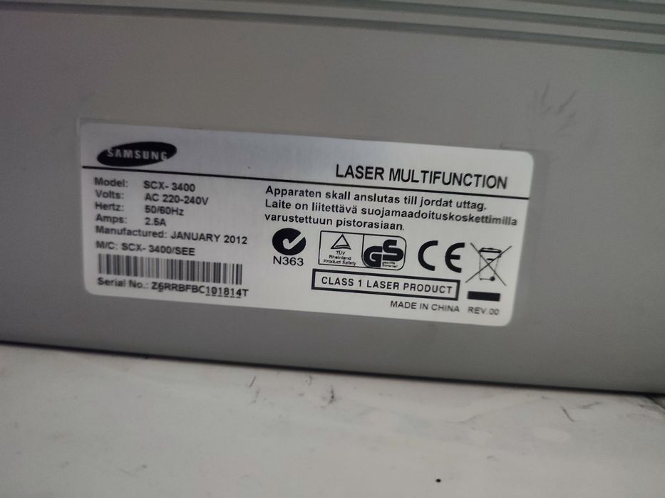 Urządzenia wielofunkcyjne Samsung SCX 3400