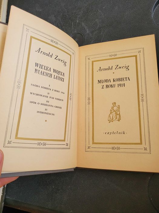 Młoda kobieta z roku 1914 Arnold ZWEIG
