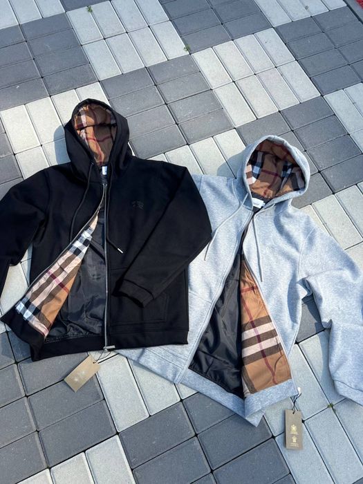 ‼️БЕЗ ПЕРЕДОПЛАТ‼️Зіп Худі Burberry /худак/зіпка/барбері