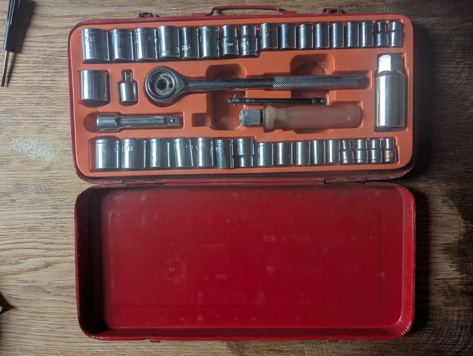 Набор головок 35+ штук хром