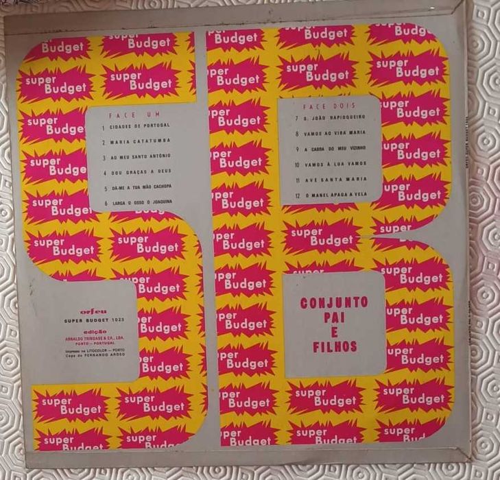 Disco Vinil Conjunto Pai e Filhos -Ave Santa Maria