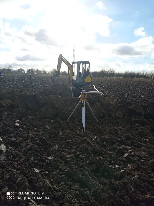 Koparka, Minikoparka, melioracje, nawodnienia, ogrodzenia, wiercenie