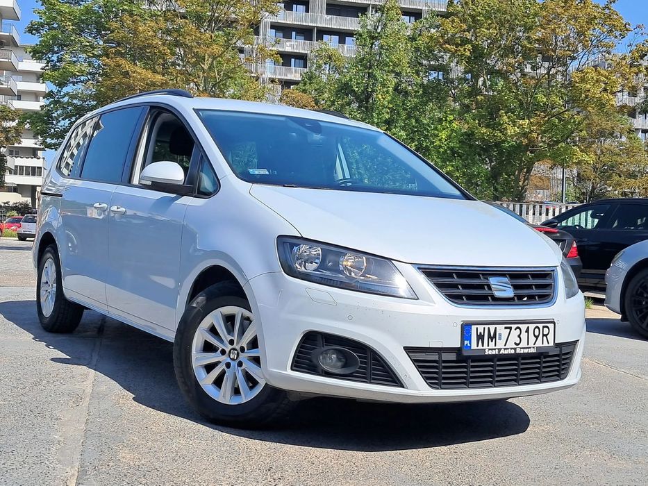 Seat Alhambra 2.0 TDI 150KM , Bezwypadkowy, Automat, Elektryczne drzwi i bagażnik, N