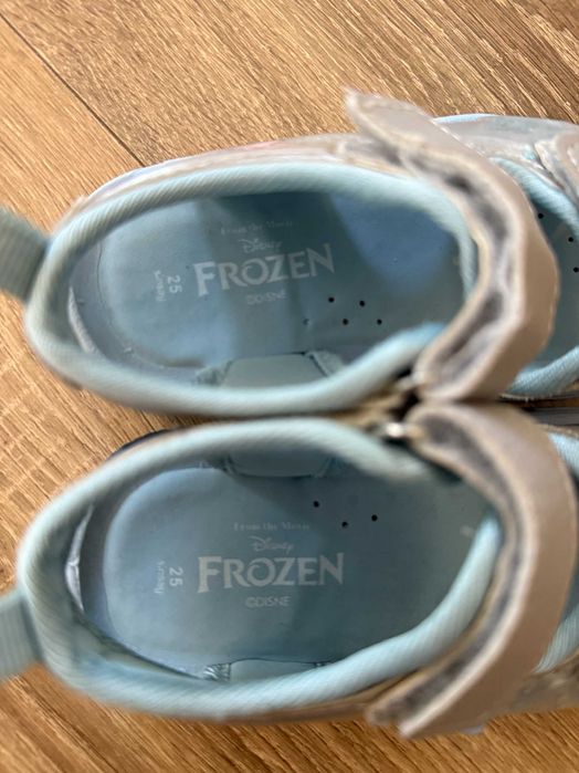 Sandały dla dziewczynki na lato na rzepy niebieskie Elza r.25 Sinsay