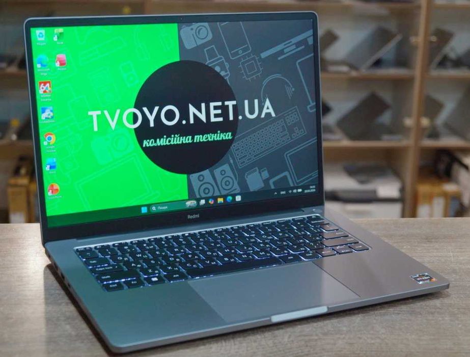 Xiaomi RedmiBook Pro (2К IPS/AMD Ryzen 5700U/RAM 16ГБ/SSD 512ГБ)TVOYO