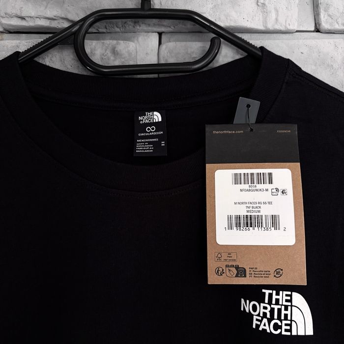 Koszulka t-shirt the north face tnf logo tee czarna black never stop exploring gorpcore denali góry