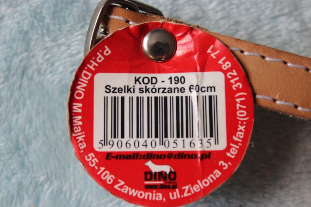 Szelki skórzane 60cm