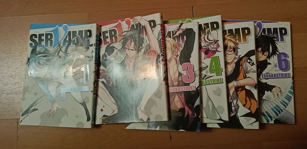 Komiks manga Servamp tomy 1-6