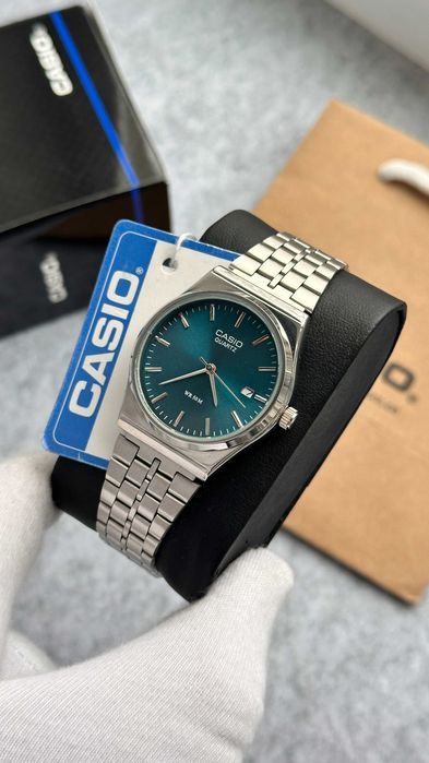 Годинник Casio MTP-VC01 Silver/Blue | Часы касио B-145 | касыо A159 AQ
