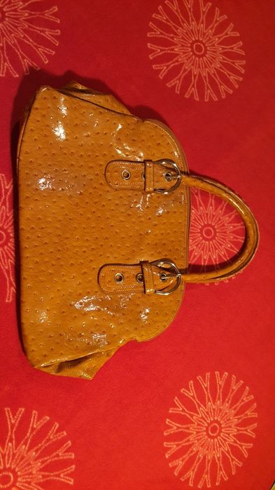 Torba lakierowany struś David Jones