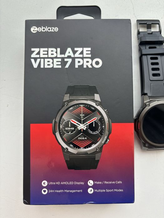 Смарт-годинник Zeblaze VIBE 7 PRO Black, 56мм, Titanium