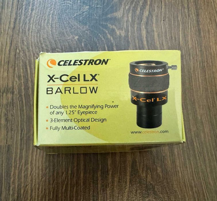 Лінза Барлоу Celestron 2X - 1.25' X-Cel LX