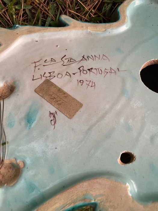 Fonte Pia água Menino Putti Sta Anna 68 cm Marcado e assinado 1974