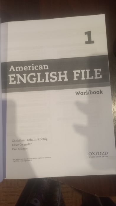 American english file workbook 1