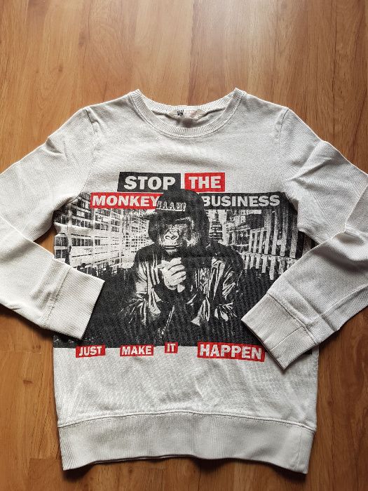 Extra bawełniana bluza H&M !!! 8-10 lat Stan idealny, okazja!