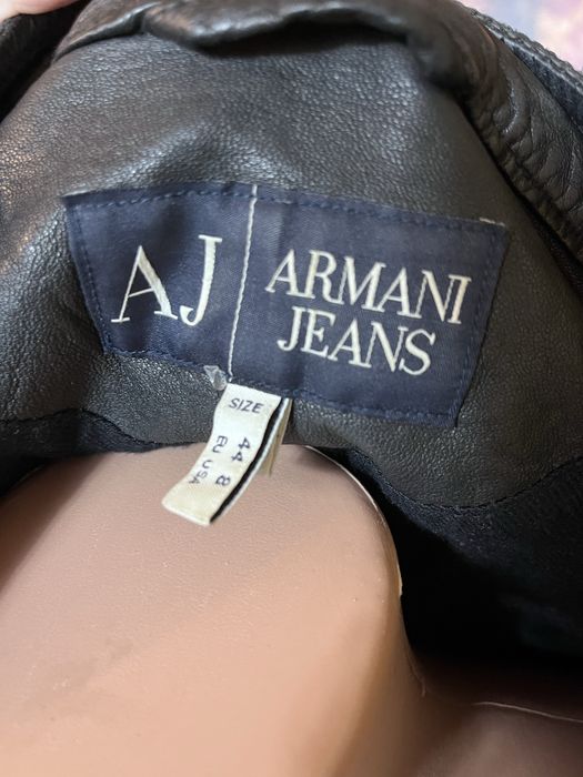 Куртка шкіряна Armani Jeans